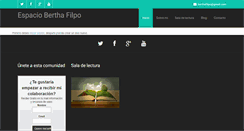 Desktop Screenshot of espacioberthafilpo.com
